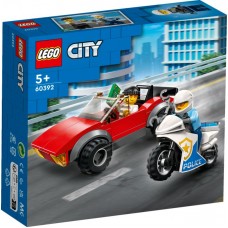 Policijos motociklo ir automobilio gaudynes  LEGO® City 60392